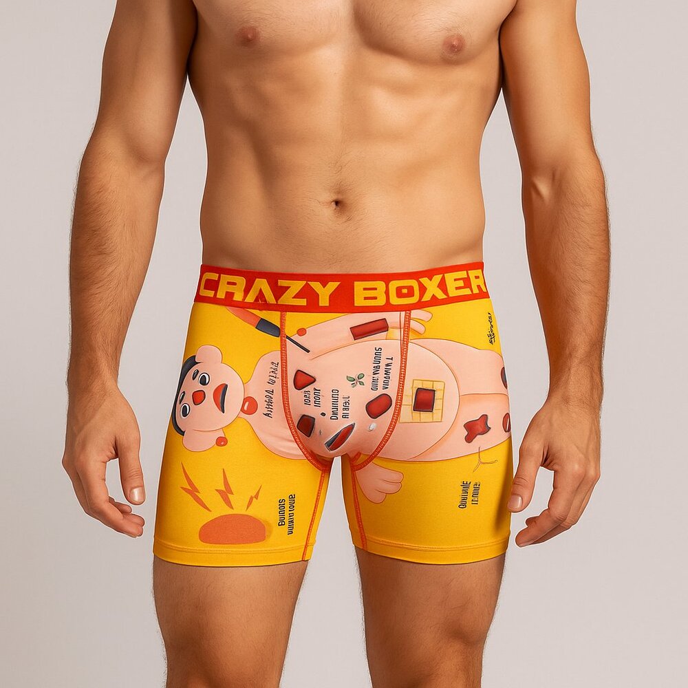 Crazy Boxer x Operation Men's Boxer Briefs - Size Small - NWT